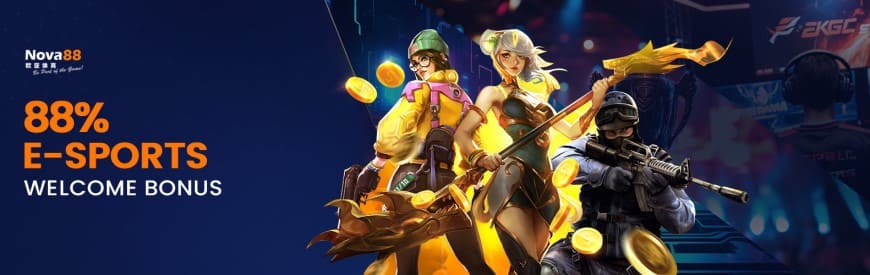 88% E-Sports Welcome Bonus 88% E-Sports Welcome Bonus